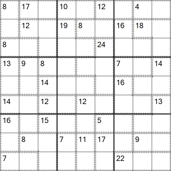 Killer Sudoku - Hard