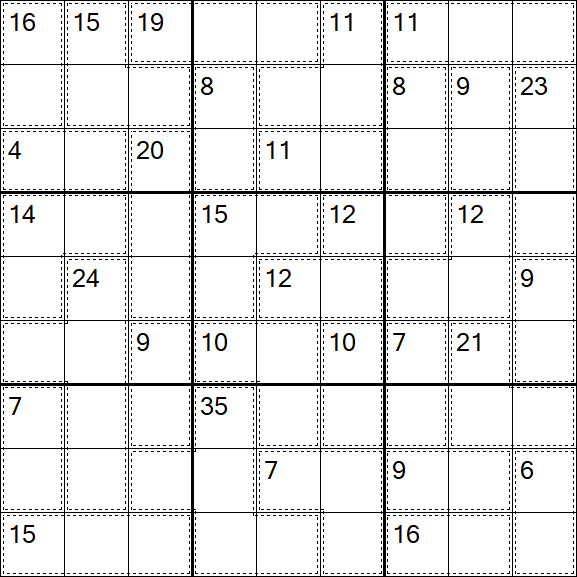 Killer Sudoku - Hard