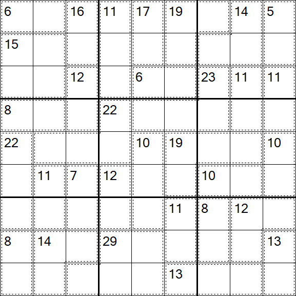 Killer Sudoku - Difficile