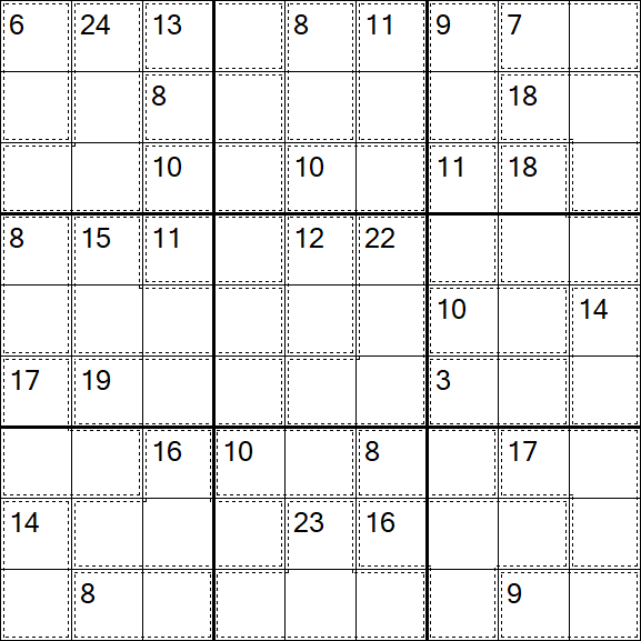 Killer Sudoku - Difícil