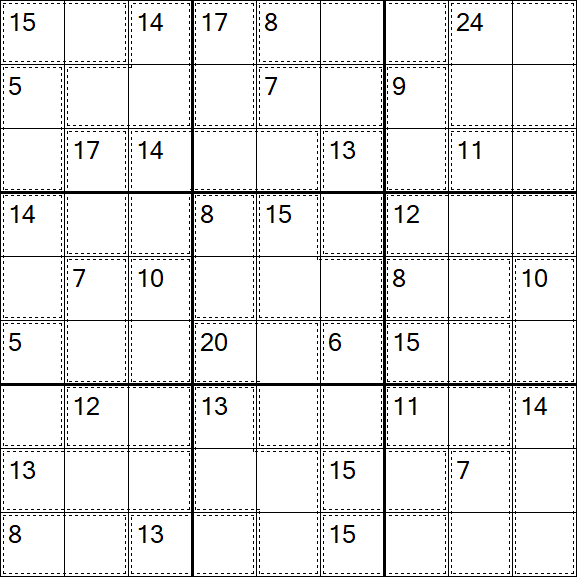 Killer Sudoku - Difícil