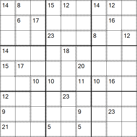 Killer Sudoku - Difícil