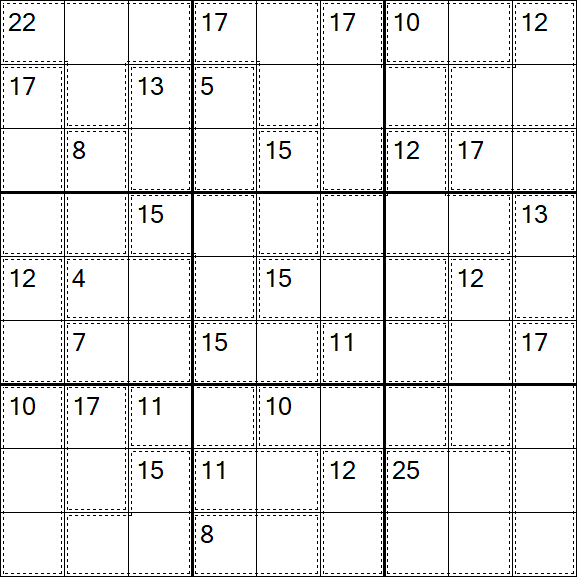 Killer Sudoku - Hard