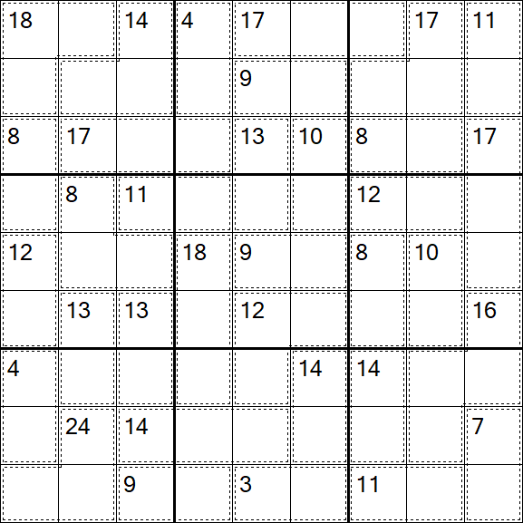 Killer Sudoku - Hard