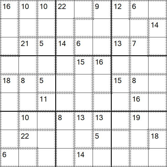 Killer Sudoku - Hard