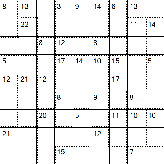 Killer Sudoku - Difícil