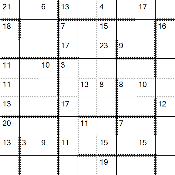 Killer Sudoku - Difficile