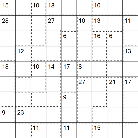 Killer Sudoku - Difficile