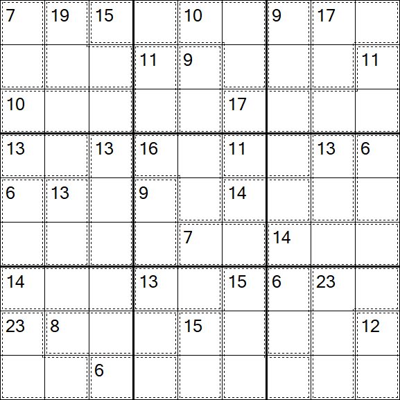 Killer Sudoku - Difficile