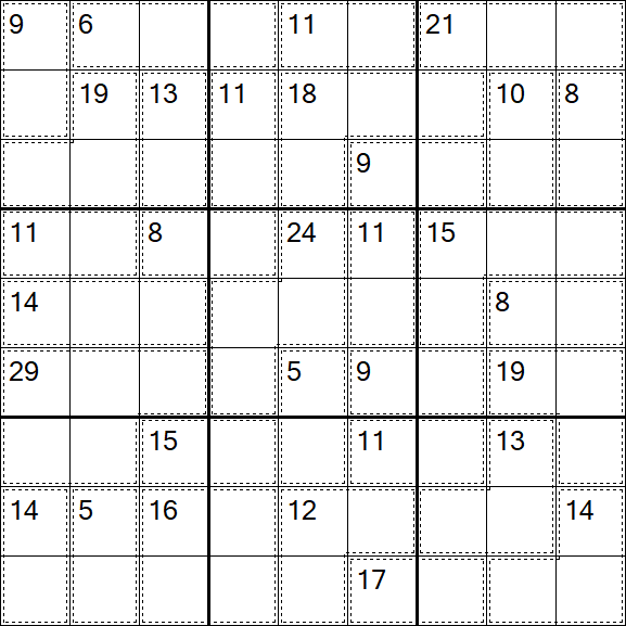 Killer Sudoku - Difficile