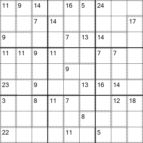 Killer Sudoku - Difficile
