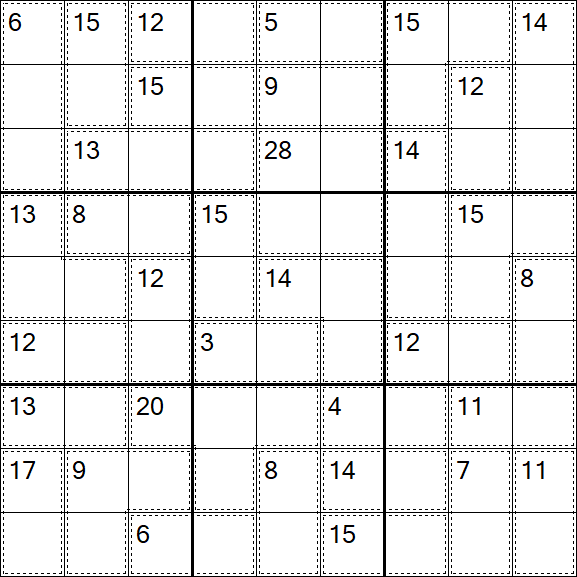 Killer Sudoku - Difícil