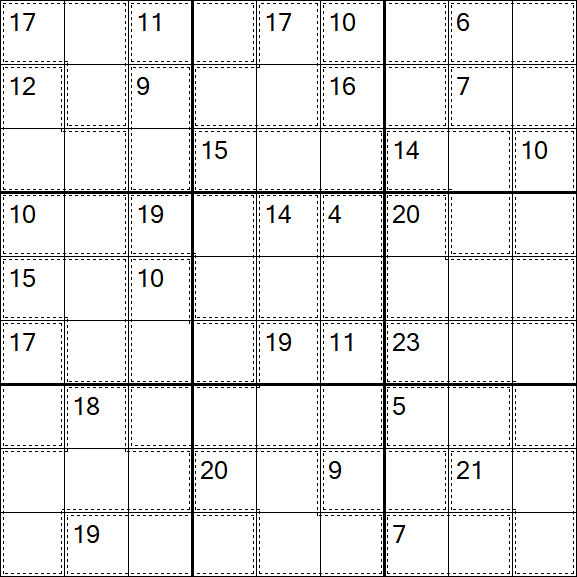 Killer Sudoku - Difícil