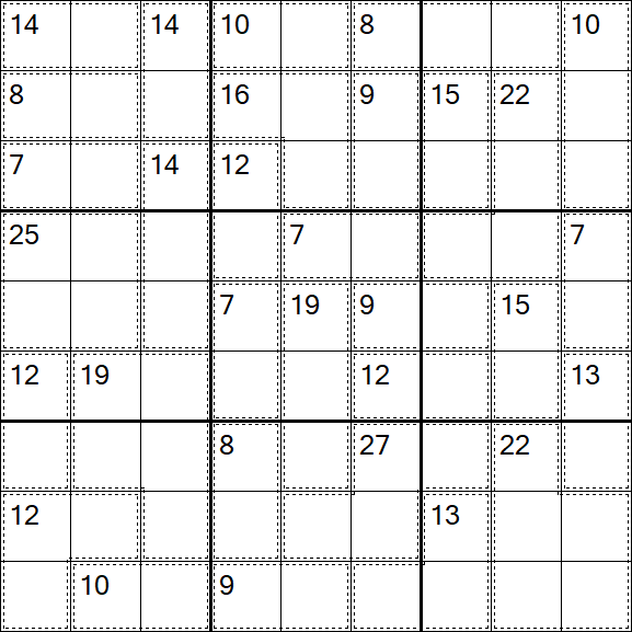 Killer Sudoku - Difícil
