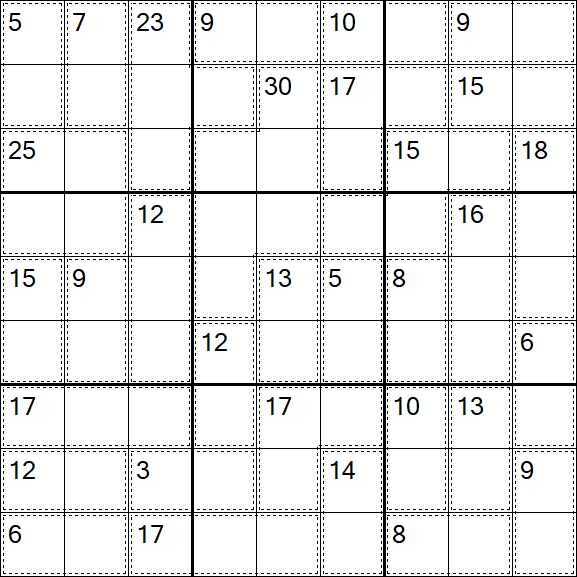 Killer Sudoku - Difícil