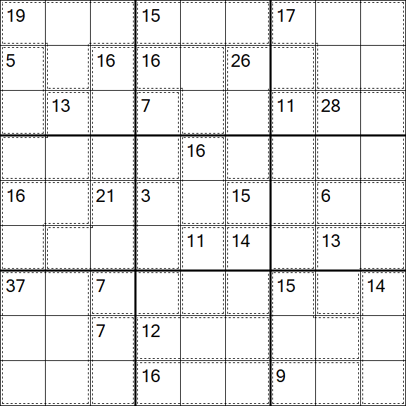 Killer Sudoku - Difficile