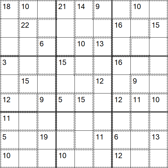 Killer Sudoku - Difícil