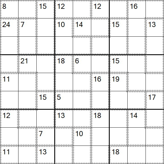 Killer Sudoku - Difícil