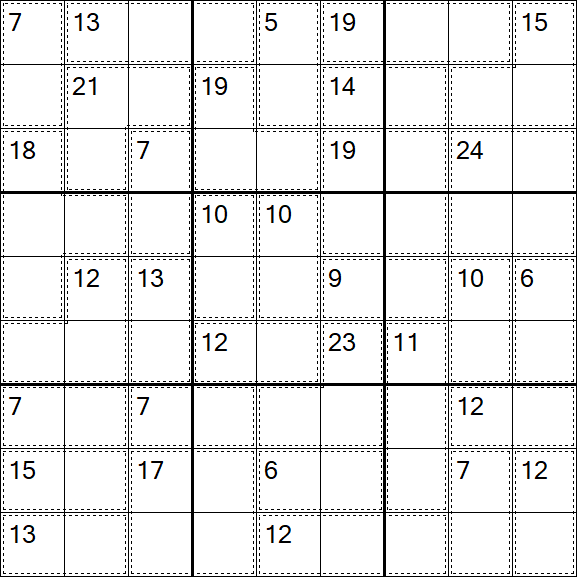 Killer Sudoku - Difficile