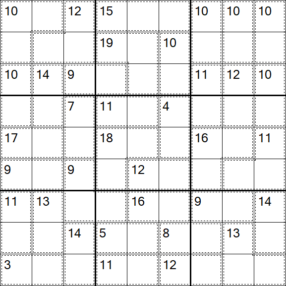 Killer Sudoku - Hard