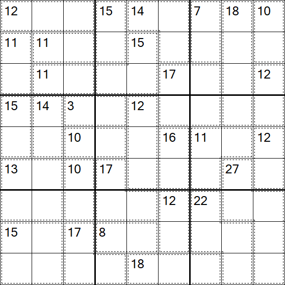 Killer Sudoku - Difícil