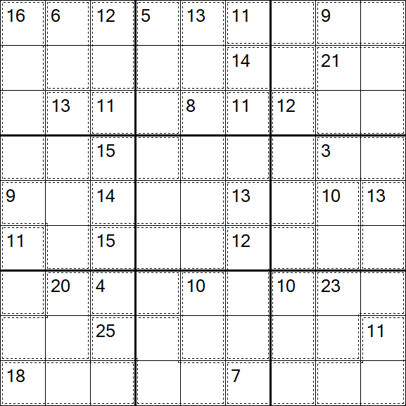 Killer Sudoku - Difícil