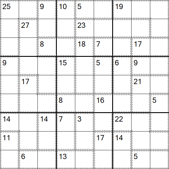 Killer Sudoku - Schwierig