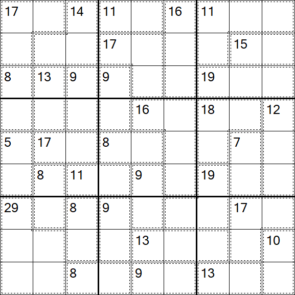 Killer Sudoku - Difficile