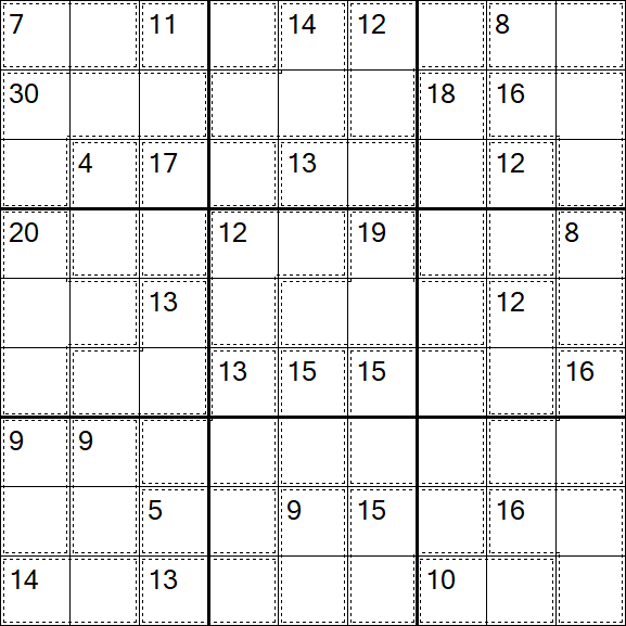 Killer Sudoku - Hard