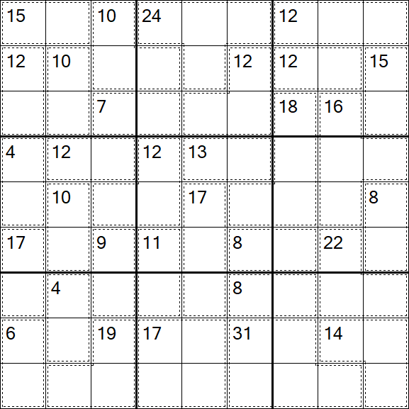 Killer Sudoku - Hard