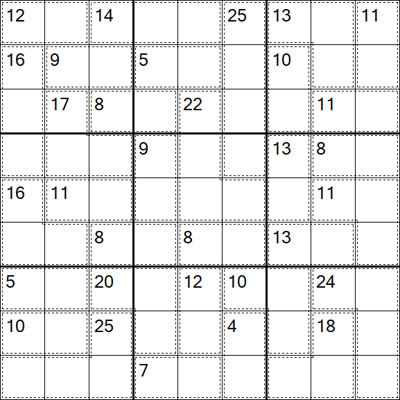 Killer Sudoku - Hard