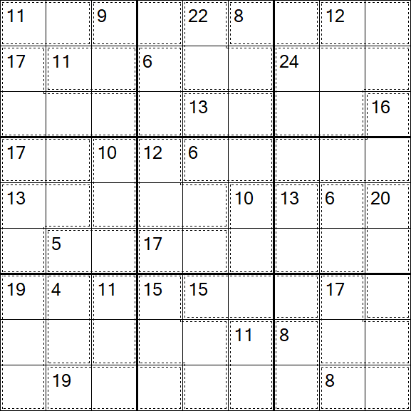 Killer Sudoku - Hard