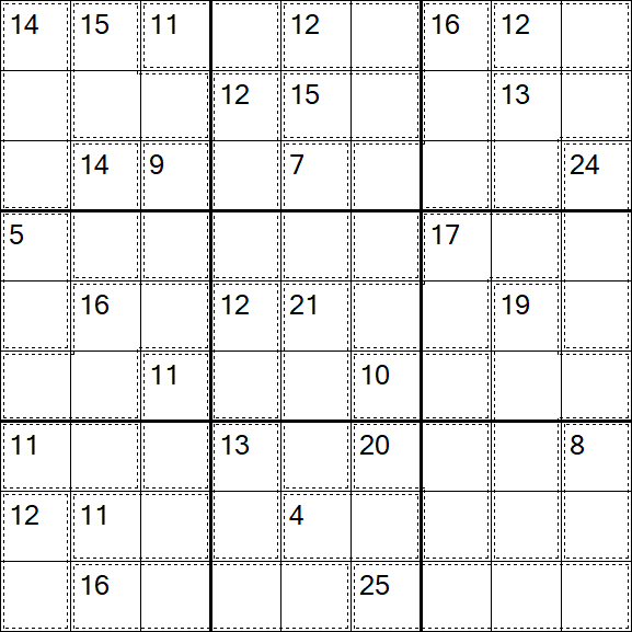 Killer Sudoku - Hard