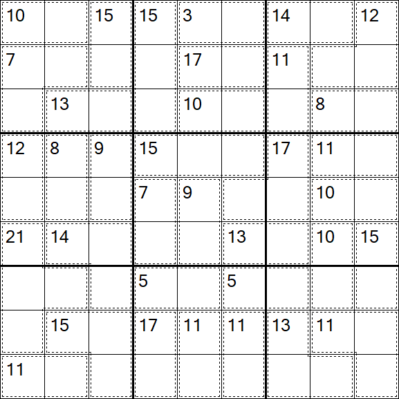 Killer Sudoku - Difícil