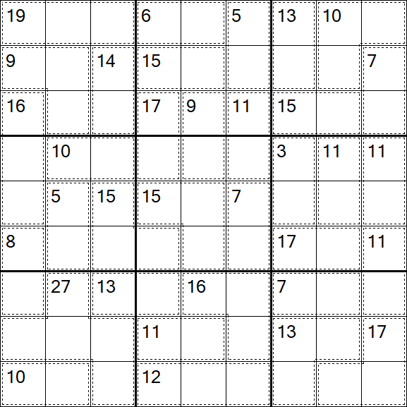 Killer Sudoku - Difícil