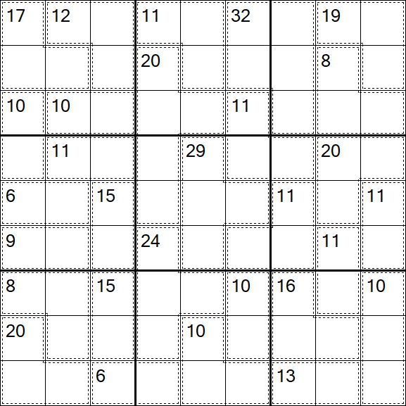 Killer Sudoku - Difficile