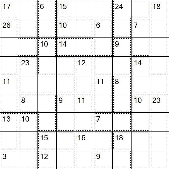 Killer Sudoku - Difficile