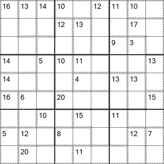 Killer Sudoku - Difficile