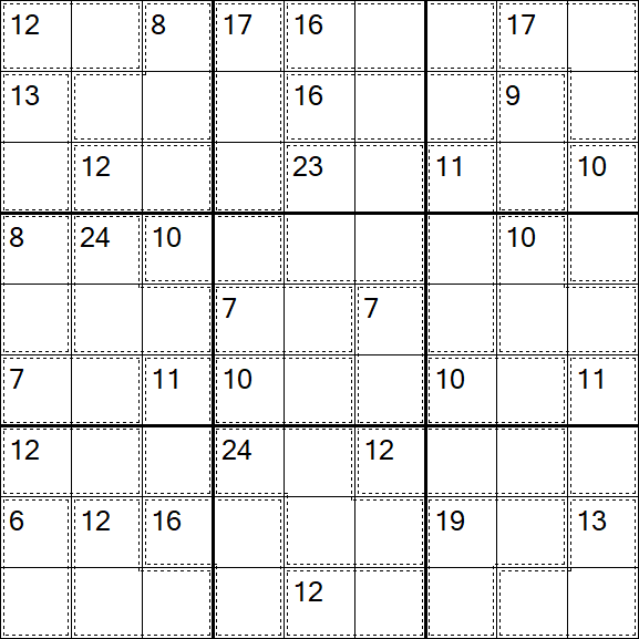 Killer Sudoku - Difficile