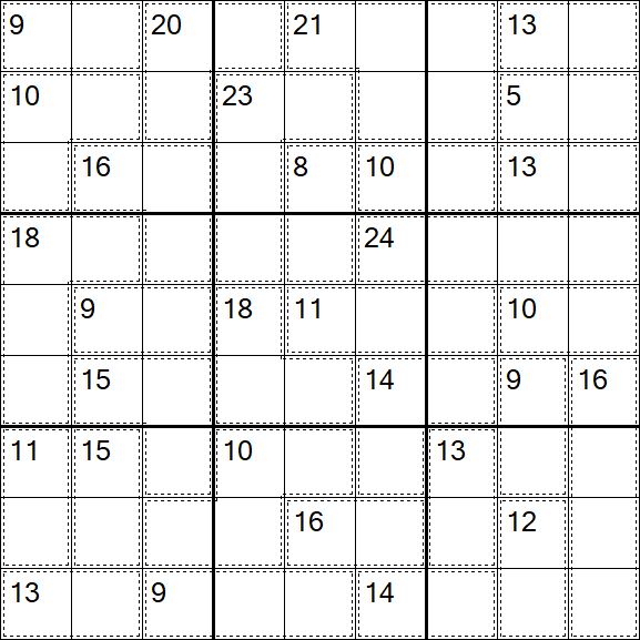 Killer Sudoku - Difficile
