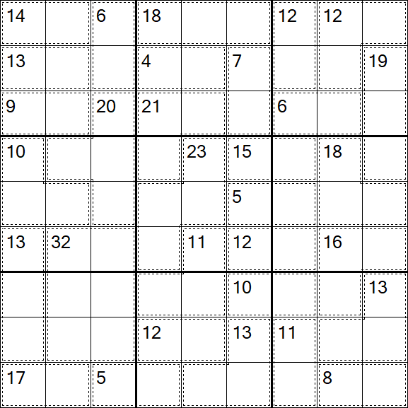 Killer Sudoku - Medium