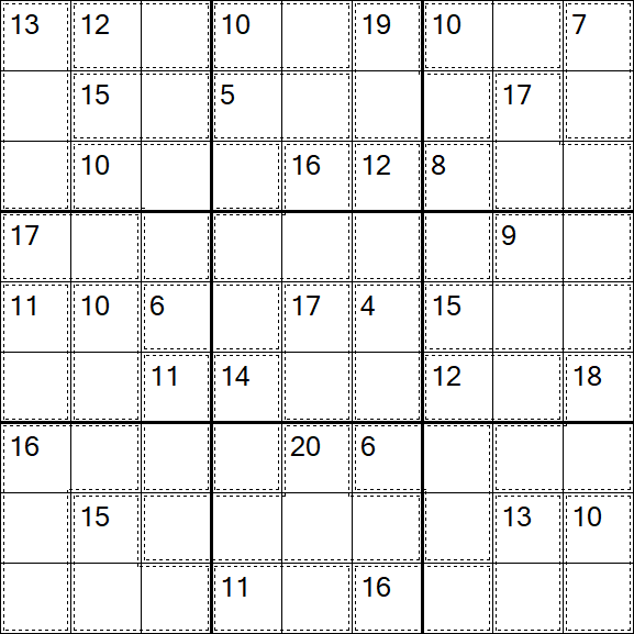 Killer Sudoku - Medium