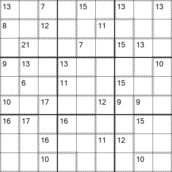 Killer Sudoku - Medium