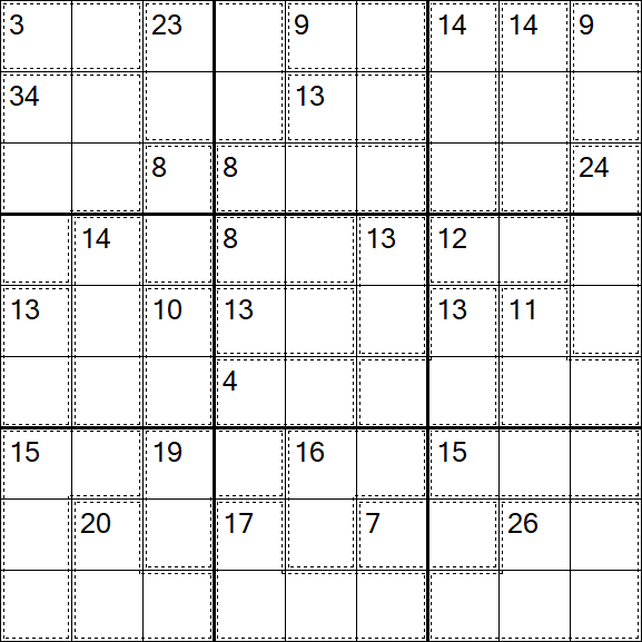 Killer Sudoku - Medium