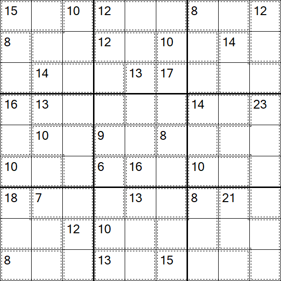 Killer Sudoku - Medium