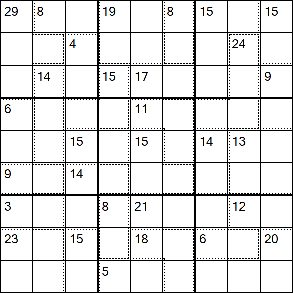 Killer Sudoku - Medium