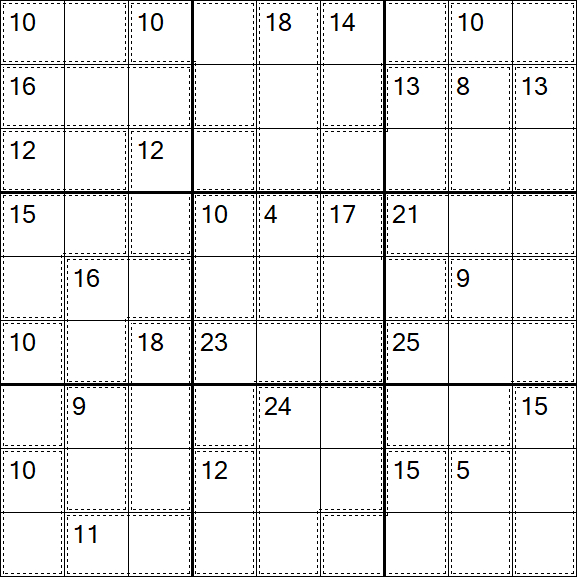 Killer Sudoku - Medium