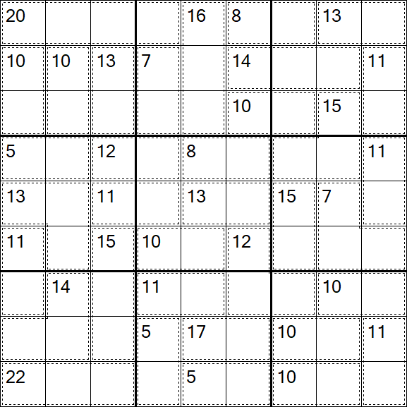 Killer Sudoku - Medium