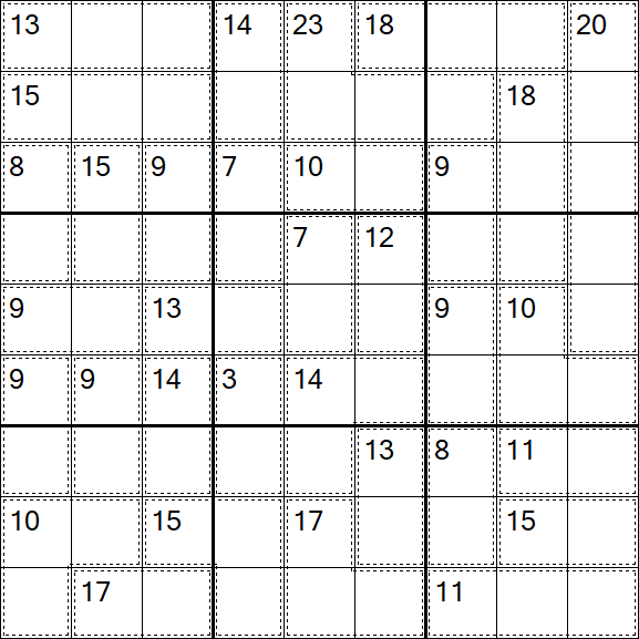 Killer Sudoku - Medio
