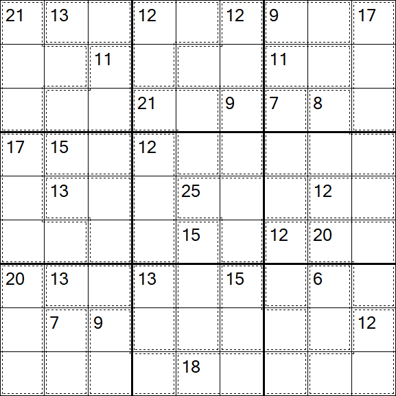 Killer Sudoku - Medio